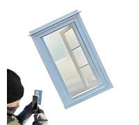 Marco de ventana para fotos, buscador de fotos reutilizable para exteriores, 15 x 20 cm, para paisajes, picos de montaña, orillas del lago, monumentos de la ciudad, par