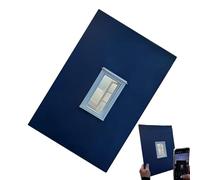 Marco de ventana para fotos, portátil, divertido, reutilizable, para fotos de viaje, accesorios para marco de ventana, para paisajes, retratos, lagos, ciudad, monumentos, , estudio