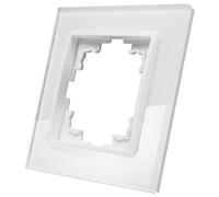 Marco de vidrio FLAIR, simple, blanco, marco de vidrio