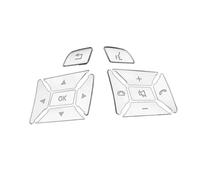 Marco decorativo botón auto Compatible con Benz W246 B Electric Drive B180 B200 B250 2011 2012 2013 2014 Pegatina para interruptor volante coche