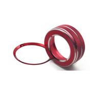 Marco decorativo botón auto Compatible con Jaguar XE XEL XF XFL para F-PACE anillo decorativo para botón control volumen interruptor arranque parada anillo decorativo interior