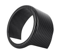 Marco decorativo con logotipo para la parrilla delantera del automóvil, cubierta para Stelvio 2017-2018, emblema de auto en ABS brillante con respaldo autoadhesivo para