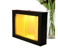 Marco Decorativo de Escritorio Espejo Abismo 3D Decorativo con Luz LED
