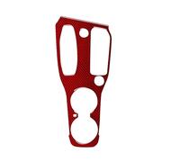 Marco Decorativo De Fibra De Carbono Suave Para El Panel De Cambio De Marchas Central De Para RS Para E-tron GT 2021-2025 Líneas interiores del coche(LHD Red Carbon)