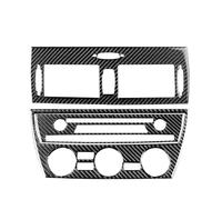 Marco Decorativo para Aire Acondicionado Interior X3 E83, Accesorios para Coche, Panel de Control de CD (Fibra de Carbono B)