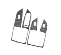 Marco Decorativo Para El Panel De Control De Las Ventanas Accesorios Interiores Para VW Para Golf 8 MK8 2020-2021 HLWXMDZ(Black carbon fiber)