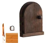 Marco Decorativo Para Tomas De Corriente - Placas De Cubierta, Sin Necesidad De Taladrar | Cubierta Protectora De Madera Maciza Con Diseño De Puerta De Hadas, Ideal Para Añadir Un Toque Mágico