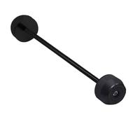 Marco Deslizadores Compatible Con Yamaha Para YZF R6 2017-2021 Tapa Deslizante Eje Horquilla Rueda Delantera Trasera Motocicleta Protector Contra Choques Motocicleta(Black,Rear Wheel)