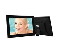 Marco Digital,12 Pulgadas 1280 * 800 De Alta Resolución Marco De Fotos Digital Inteligente con Control Remoto,Soporte De Música/Reproductor De Video/Hora/Calendario/Interruptor De Temporizador