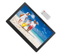 Marco Digital de 15,6 Pulgadas para Marco de Fotos Digital Inteligente 1920X1080P IPS Soporte Reloj Calendario Despertador Temporizador Interruptor Marco de Fotos HD 100-240V (Enchufe de la UE)