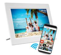 Marco digital DENVER PFF-1015WHITE pantalla táctil IPS 10" Wi-Fi 16GB blanco