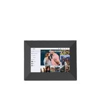 PRIXTON Marco de Fotos Digital Prado S con WiFi, Pantalla Táctil 7 Pulgadas, Resolución1024x600, RAM 1 GB / 32 GB Memoria Flash, App móvil, Entrada USB Tipo-C y Tarjeta SD, Color Negro