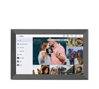 PRIXTON Marco de Fotos Digital Prado XL con WiFi, Pantalla Táctil 15,6", Full HD 1920x1080, RAM 1 GB / 32 GB Memoria Flash, 2 Altavoces, App móvil, Entrada USB Tipo-C, USB-A, Tarjeta SD y Auriculares