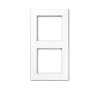 Marco Doble AC, Color Blanco Alpino (Referencia: JUNG AC582BFWW)