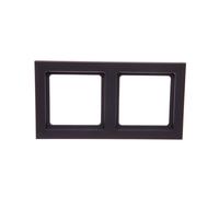 Marco doble Berker Q.3 universal antracita/terciopelo 10126096