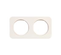 Marco doble Berker R.1 horizontal/vertical IP20 blanco 10122189