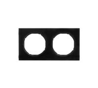 Marco doble Berker R.3 negro 10122245