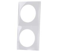 Marco doble, blanco polar/brillante vertical/horizontal - Marco doble blanco 918262519 | Berker | 918262519 | Marcos embellecedores
