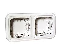 Marco doble de superficie con alta resistencia, fácil instalación y diseño moderno, ideal para enmarcar obras de arte y fotografías.