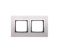 Marco doble Simon 54 Nature metal SATINADO BRILLO DRN2/79