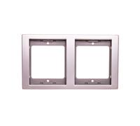 Marco doble vertical Berker K.5 acero inoxidable 13237004