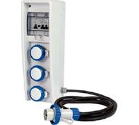 Marco eléctrico ULISSE ASC DISTRIBUTION IP65 3X2P+E 16A para CANTIERI 74300