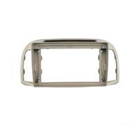 Marco embellecedor de radio de coche para Nissan March y Micra K12 (2002-2010), panel embellecedor de plástico, carcasa de montaje estéreo de 2 DIN, actualización interior de ajuste perfecto, fácil