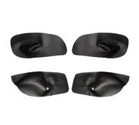 Marco embellecedor Manual Control Ventana Automóvil Maniña Puerta Puerta Panel Tapa Cubierta 4 Piezas para VW para Golf 4 IV para MK4 para Jetta 1998-2005 salpicadero(Black)