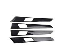 Marco embellecedor Panel Puerta Interior Automotriz Fibra Carbono Cubierta Tira Embellecedor Marco 4 Uds. para Hyundai para Sonata 2015-2019 salpicadero