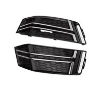 Marco Embellecedor Para La Rejilla Luz Antiniebla Parachoques Delantero Para S4/A4 B9 S-L 2016-2018 8W0807681F 8W0807682F(Plata)