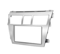 Marco Embellecedor para Radio Estéreo De Coche, Reproductor De DVD, Panel Frontal 2 DIN para Toyota para Yaris Sedán 2006,- 2012.