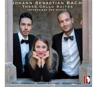 Marco Emmanuele J.S. Bach: Three Cello Suites Transcribed (CD) (Importación USA)