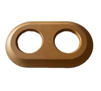 Marco empotrar doble color madera clara, ideal para decorar y enmarcar tus espacios con estilo y elegancia.