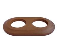 Marco empotrar doble de madera, diseño elegante, fácil instalación, ideal para decoración de interiores y sujeción de cuadros.