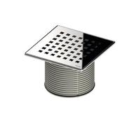 Marco en bruto TECEdrainpoint S 150x150 de acero inoxidable con rejilla de di...