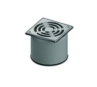 Marco en bruto TECEdrainpoint S de acero inoxidable, 100 × 100 mm, incluye re...