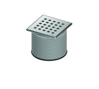 Marco en bruto TECEdrainpoint S de acero inoxidable, 100 × 100 mm, incluye re...