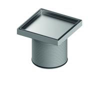 Marco en bruto TECEdrainpoint S de acero inoxidable, 142 × 142 mm, placa de d...