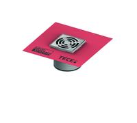 Marco en bruto TECEdrainpoint S, plástico, 100x100mm, incluye rejilla de dise...