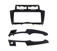 Marco Fascia Coche 2DIN, Panel Radio Estéreo para Salpicadero, ABS Negro, Compatible Vitz Platz 2005-2011 - Ajuste, Instalación Fácil, Diseño Elegante para Reemp (Negro)