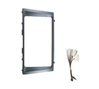 Marco Fascia para Radio 9 Pulgadas 2 DIN Compatible con Reproductores MP5 Estéreos Android Y Unidades Principales con DVD para Toyota para Camry 2006-2011 PYPFQUMQGR(Frame with Cable)