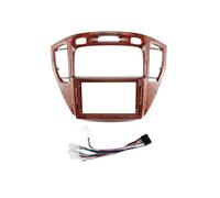 marco fascia radio estéreo Adaptador Fascia 9 Pulgadas Panel Montaje Radio Para Tablero Para Toyota Para Highlander Para Kluger 2000 2001 2002 2003-2007(Cable de marco 00-07 W)