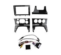 marco fascia radio estéreo Adaptador Panel Instalación Radio Android Para Peugeot 3008 5008 2009 2010 2011 2012-2016 9 Pulgadas(Cable de marco Canbus)