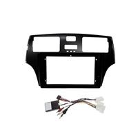 marco fascia radio estéreo Para ES250 ES300 ES330 2001 2002 2003 2004-2006 Tablero Instrumentos Pantalla 9 Pulgadas Auto Stereo Fascia Marco Coche(Marco-canbus-negro)