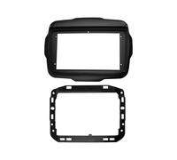 marco fascia radio estéreo Para Jeep Para Renegade 2016 2017 2018 2019 2020+ Reproductor Instalar Kit Panel Moldura Placa Frontal Marco Fachada Fascia Radio Doble DIN