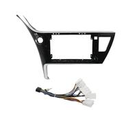 marco fascia radio estéreo Para Toyota Para Corolla 2017 Los Modelos Radio Coche 10,1 Pulgadas Marco Fascia 2DIN Instalar Panel Instrumentos(Cable izquierdo B)