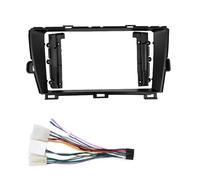 marco fascia radio estéreo Para Toyota Para Prius 2010-2015 Radio Coche Unidad Principal Estéreo 2 Panel DIN Marco Carcasa Fascia Molduras 9 Pulgadas(Cordón Rhd)
