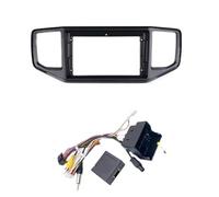marco fascia radio estéreo Para VW Para Amarok 2 DIN Coche Adaptador Fascia Radio Dash Kit Panel Montaje(Marco UN CANBUS)