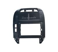 marco fascia radio estéreo Para VW Para Polo 2004 2005 2006 2007-2011 Doble Din Radio Player 2 Din Only Frame Audio Dash Trim Facia Panel 9 Pulgadas(Marco negro-AIR)