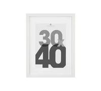 Marco Foto Kalevi Blanco 40x30 - Factory Cuadros - Estilo Moderno - Alta Calidad